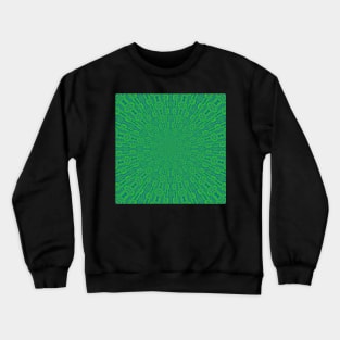 Psychedelic Dreams Amazing Peppermint Green Pattern Crewneck Sweatshirt